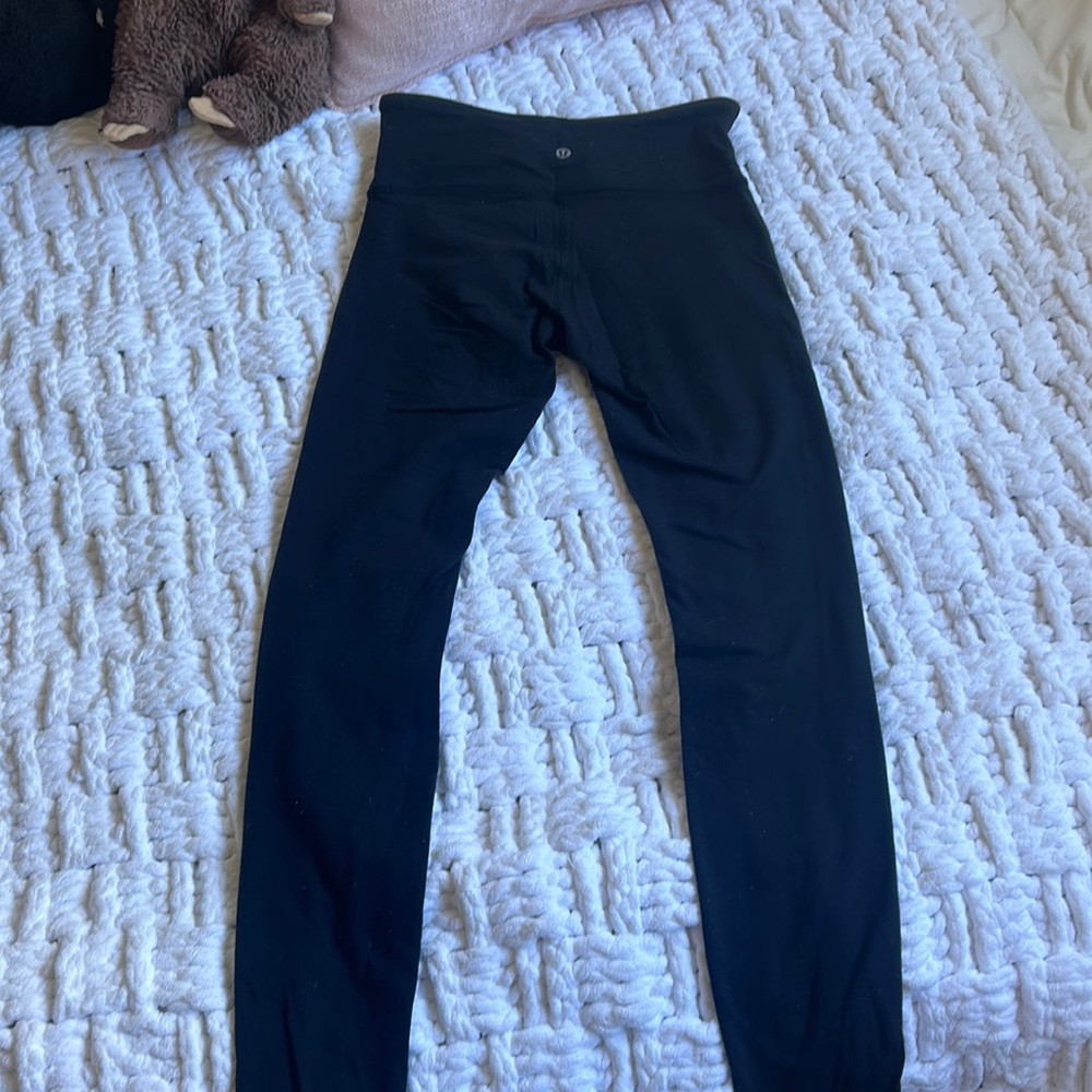 Lululemon low rise leggings black